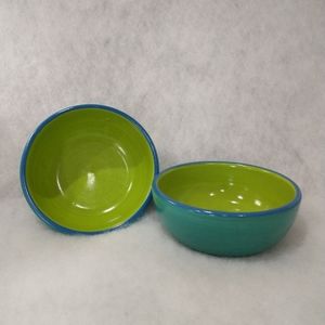 Tosca Ceramics Turquoise Bowls 5.5"